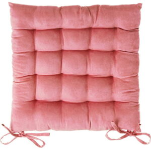 Růžový podsedák na židli Casa Selección, 40 x 40 cm