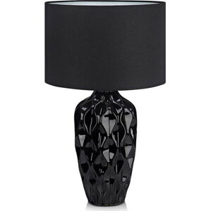 Černá stolní lampa Markslöjd Ben, ø 26 cm