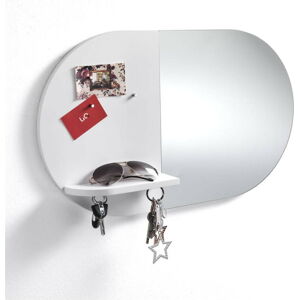Nástěnné zrcadlo s magnetickou deskou Tomasucci Reminder, 36 x 60 x 9 cm