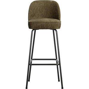 Khaki sametová barová židle 103 cm Vogue – BePureHome