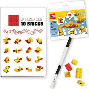 Sada zápisníku, pera a stavebnice LEGO® Stationery Classic Ducks