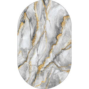 Koberec v šedo-zlaté barvě 120x180 cm – Rizzoli