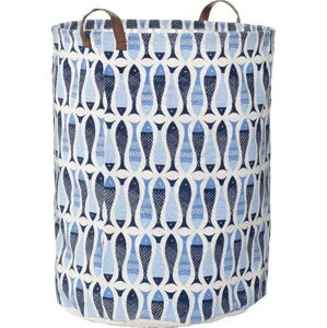 Modrý koš na prádlo Premier Housewares Pisces, 54 l