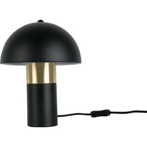 Stolní lampa v černo-zlaté barvě Leitmotiv Seta, výška 26 cm