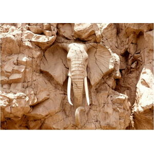 Velkoformátová tapeta Artgeist Stone Elephant, 400 x 280 cm