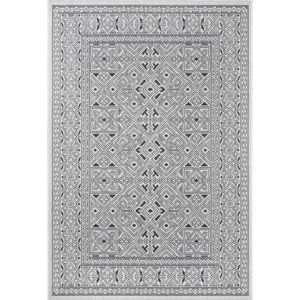 Černo-béžový venkovní koberec NORTHRUGS Cuadrado, 140 x 200 cm