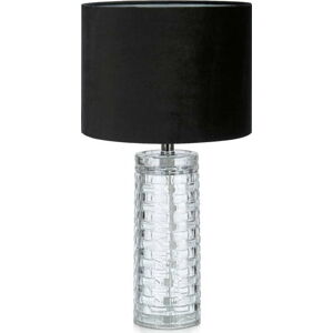 Černá stolní lampa Markslöjd Monsieur, ø 24 cm