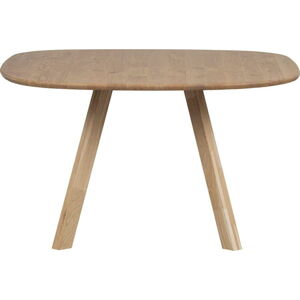 Jídelní stůl z dubového dřeva 130x130 cm Tablo – WOOOD