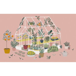 Dětská tapeta 400 cm x 248 cm The Green House – Lilipinso