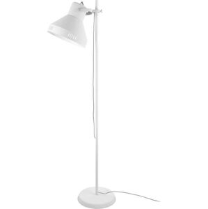 Bílá stojací lampa Leitmotiv Tuned Iron, výška 180 cm