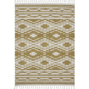 Žlutý koberec Asiatic Carpets Taza, 160 x 230 cm