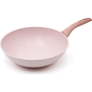 WOK pánev Bisetti Stonerose Rose Daniele, ø 28 cm