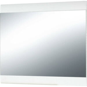 Nástěnné zrcadlo v bílém rámu Germania Malou, 87 x 76 cm