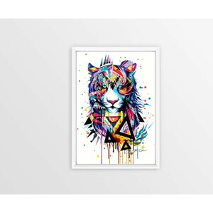 Plakát Piacenza Art Rainbow Tiger, 33,5 x 23,5 cm