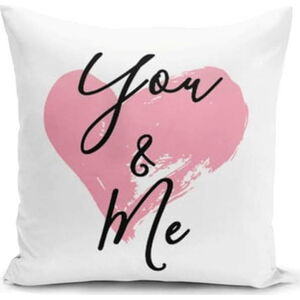 Povlak na polštář Minimalist Cushion Covers You & Me Heart, 45 x 45 cm