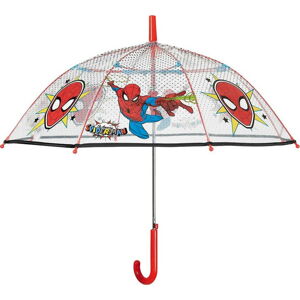 Transparentní dětský deštník odolný vůči větru Ambiance Spiderman Marvel, ⌀ 74 cm
