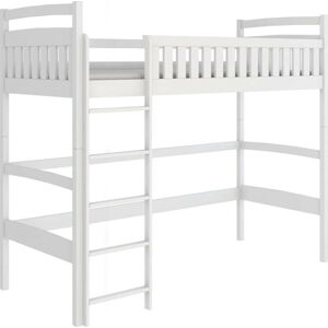 Bílá vyvýšená dětská postel 80x200 cm Mia - Lano Meble
