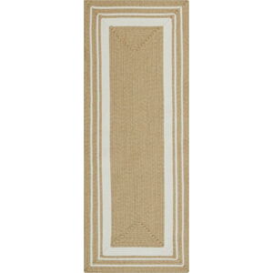 Venkovní koberec běhoun v přírodní barvě 200x80 cm - NORTHRUGS