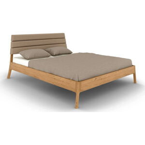 Dvoulůžková postel z dubového dřeva v přírodní barvě 140x200 cm Twig – The Beds