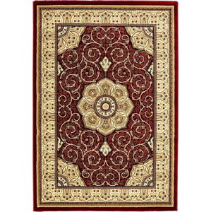 Červený koberec Think Rugs Heritage, 140 x 80 cm