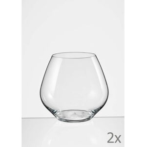 Sada 2 sklenic Crystalex Amoroso, 580 ml