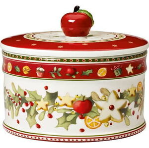 Porcelánová vánoční dóza Winter Bakery Delight Villeroy&Boch, ø 14 cm