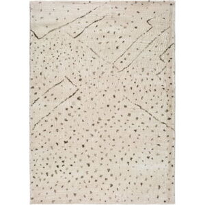 Krémový koberec Universal Moana Dots, 135 x 190 cm