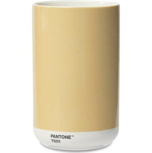 Krémová keramická váza - Pantone
