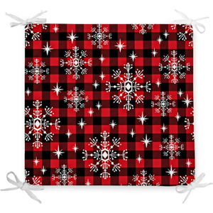 Vánoční podsedák s příměsí bavlny Minimalist Cushion Covers Eve, 42 x 42 cm