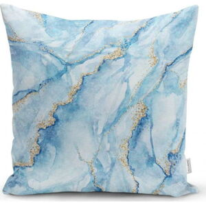 Povlak na polštář Minimalist Cushion Covers Aquatic Marble, 45 x 45 cm