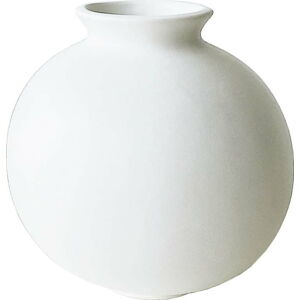 Bílá keramická váza Rulina Toppy