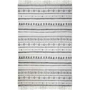 Černobílý bavlněný koberec HSM collection Colorful Living Manio, 70 x 120 cm