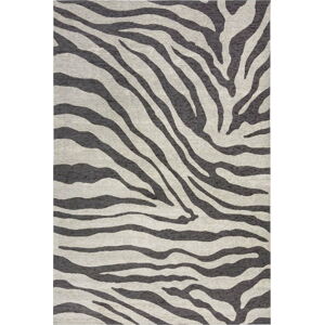 Černo-šedý koberec Flair Rugs Zebra, 155 x 230 cm