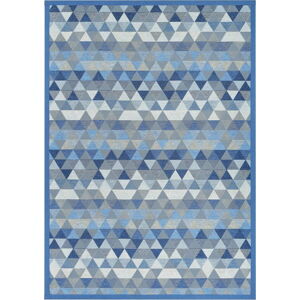 Modrý oboustranný koberec Narma Luke Blue, 70 x 140 cm