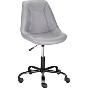 Šedá kancelářská židle z imitace kůže Kenny – Støraa