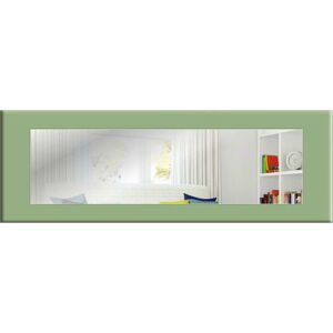 Nástěnné zrcadlo se zeleným rámem Oyo Concept Eve, 120 x 40 cm