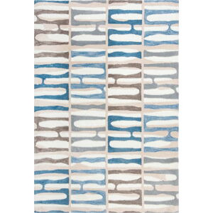Modrý koberec Flair Rugs Abstract Stripe, 120 x 170 cm
