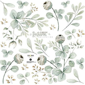 Set nástěnných samolepek Dekornik Meadow Flowers Miniset