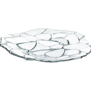 Servírovací podnos z křišťálového skla Nachtmann Petals Charger Plate, ⌀ 32 cm