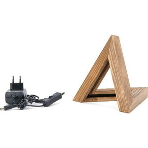 Dřevěné stolní svítidlo Triangle