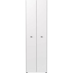 Bílá/přírodní šatní skříň 59x198 cm Lucena – Germania