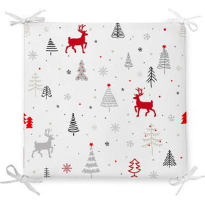 Vánoční podsedák s příměsí bavlny Minimalist Cushion Covers Nordic Holiday, 42 x 42 cm