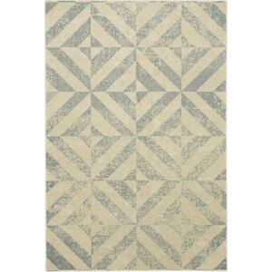 Béžový vlněný koberec 160x240 cm Tile – Agnella