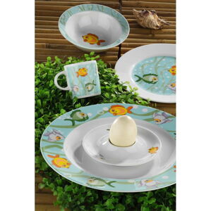 5dílný dětský porcelánový jídelní set Kütahya Porselen Sea World
