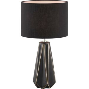 Černá stolní lampa Fischer & Honsel Mono