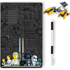 Sada zápisníku, pera a stavebnice LEGO® Star Wars Podracer