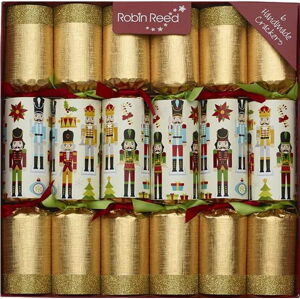Vánoční crackery v sadě 6 ks Nutcracker - Robin Reed