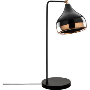 Stolní lampa v černo-měděné barvě Opviq lights Yildo