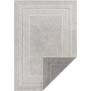 Šedo-bílý venkovní koberec Ragami Berlin, 120 x 170 cm
