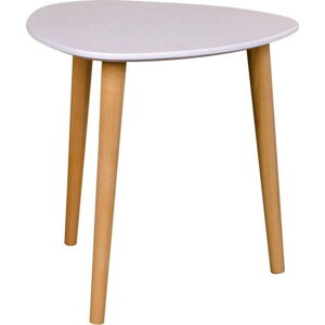 Bílý odkládací stolek House Nordic Genova, výška 39,5 cm